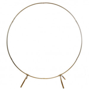 Round Gold Arch