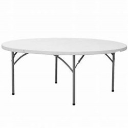 Table, 5' Round Plastic (60